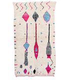 Marokkaans berber tapijt pure wol 140 x 257 cm image number 0