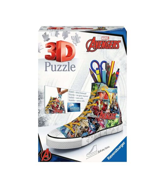3D Puzzels Shapes Sneakers Marvel Avengers