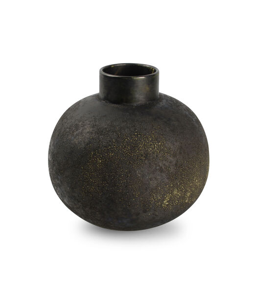 Vase 22xH22cm anthracite Bullet