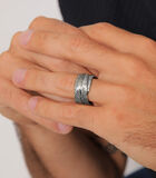 Ring Mannen Veer Statement Chunky Vintage Trend Solid In 925 Sterling image number 3
