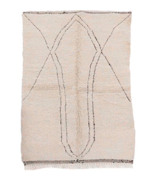 Tapis Berbere marocain pure laine 163 x 242 cm