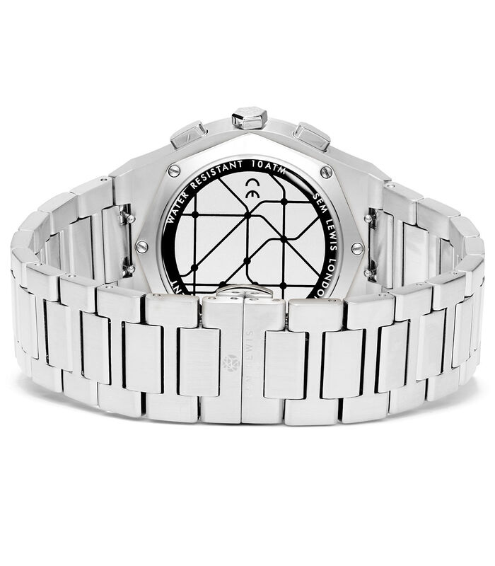 Moorgate Horloge Zilverkleurig SL1100054 image number 2