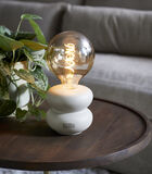 Finley Bulb tafellamp oplaadbaar LED Beige - burealamp draadloos image number 1