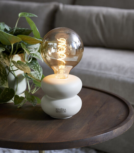 Finley Bulb - Lampe de table rechargeable beige sans fil