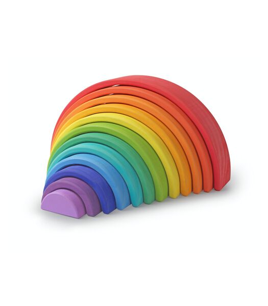 houten speelgoed regenboog groot - Meerkleurig