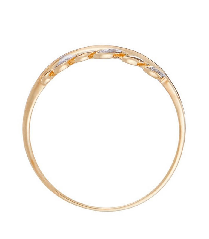 Ring 'Gezira' geel goud en diamanten image number 2