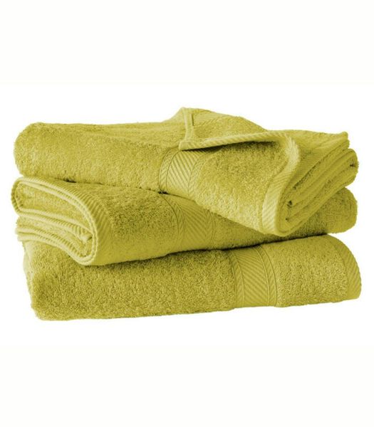 3 serviettes de bains Hélène warm olive