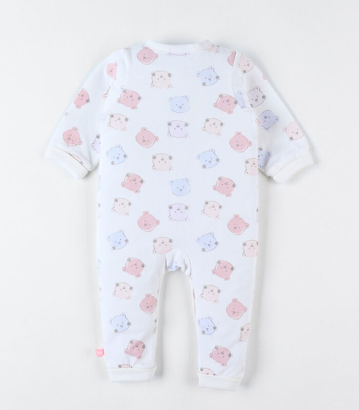 Pyjama sans pied à imprimé Nouky en jersey, écru/rose/aqua image number 1