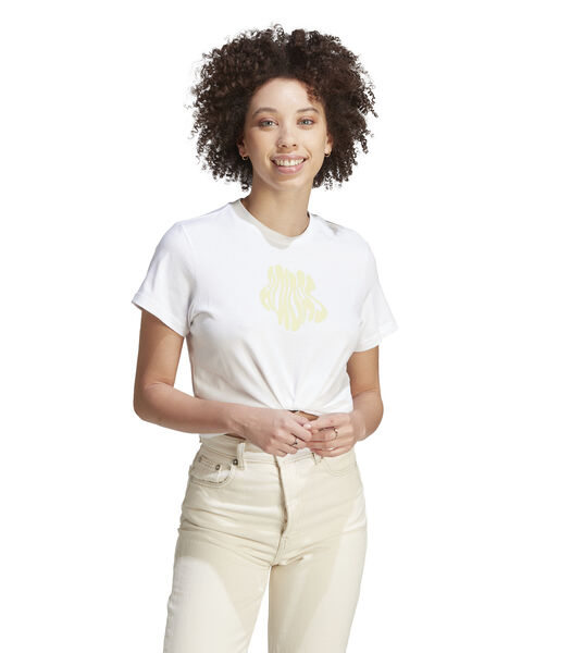 Dames-T-shirt Floral Graphic