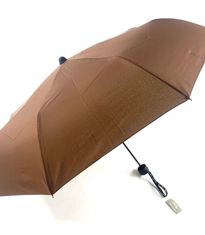 Parapluie Dame Mini Fiberparfi uni brun image number 0