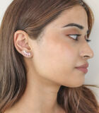 Boucles d'oreilles 'Silver Stepping' image number 4