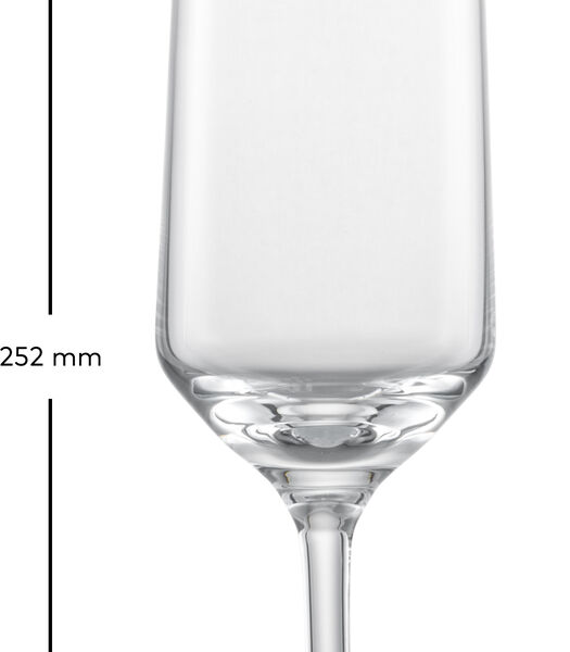 Verres à champagne Schott Zwiesel Pure 215 ml - 2 pièces
