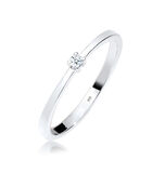 Ring Dames Verlovingsring Met Diamant (0,03 Ct) In 925 Sterling Zilver image number 0