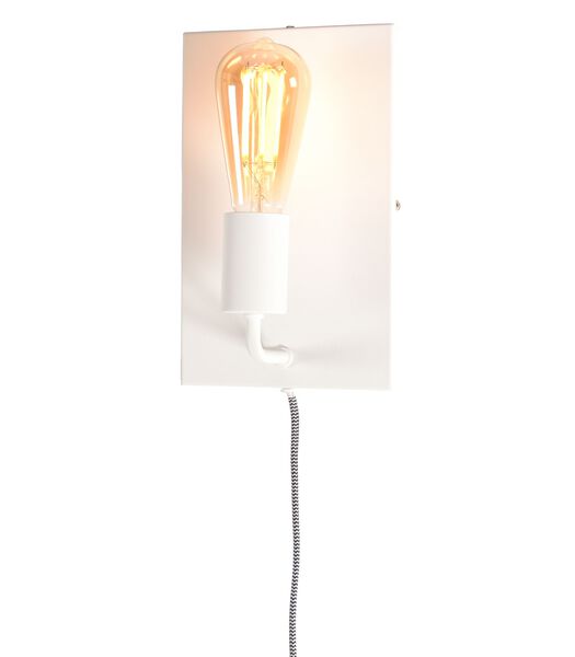 Wandlamp Madrid - Wit - 15x10x25cm