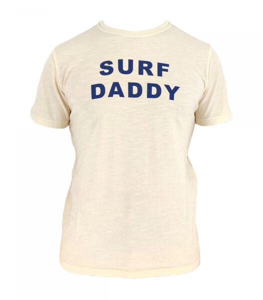 T-shirt Surf Daddy Homme Milk
