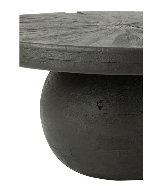 BOL SHANIL - Bijzettafel  hout, zwart, 80cm x 80cm