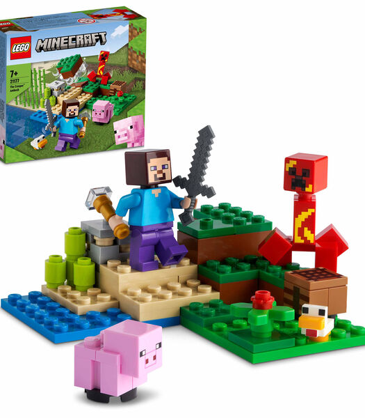 LEGO Minecraft 21177 L'embuscade du Creeper, Set de Construction