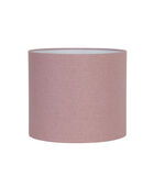 Abat-jour cylindre Livigno - Rose - Ø40x30cm image number 0