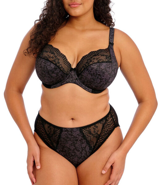 Soutien-gorge plongeant grande taille à armatures Lucie