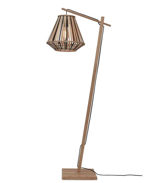 Vloerlamp Merapi - Bamboe/Zwart - 57x30x150cm