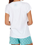 Pyjama short t-shirt Into The Ocean Santoro blanc image number 1