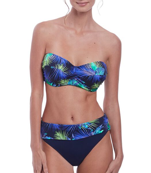 Gedraaide bandeau-bikinitop met beugel Coconut Grove