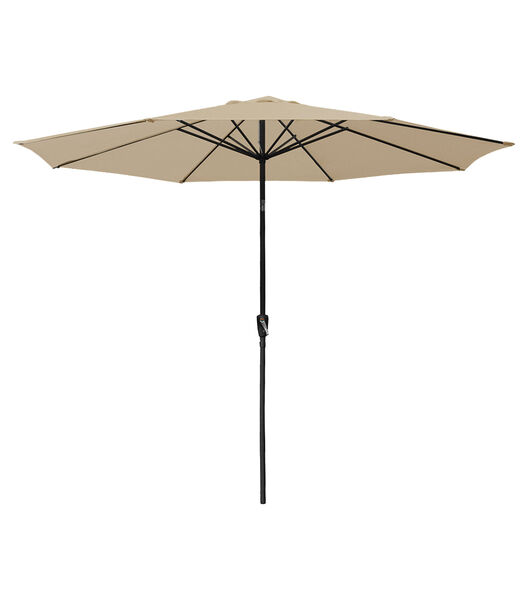 HAPUNA rechte ronde paraplu 3,30m diameter beige
