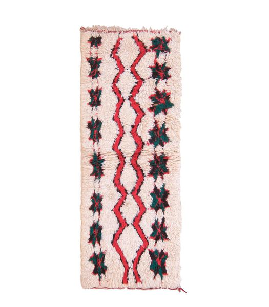 Marokkaans berber tapijt pure wol 146 x 61 cm