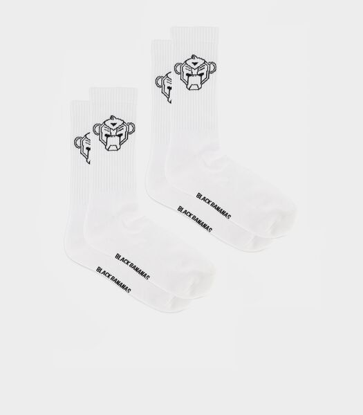 2-Pack Convoy Chaussettes Blanc