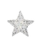 Étoile de Noël  Blanche Maisie B - avec minuterie LED - Grande image number 0