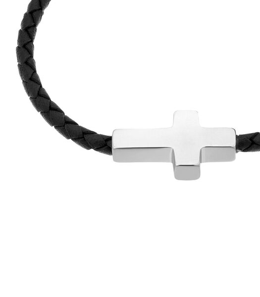 Armband voor jongens, roestvrij staal | kruis