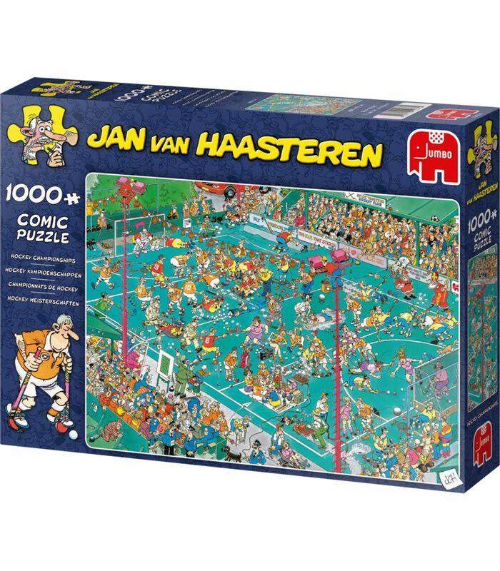 puzzel Jan van Haasteren Hockey Kampioenschappen - 1000 stukjes image number 1