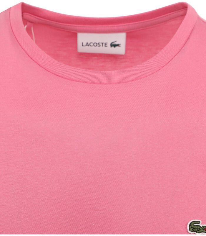 Lacoste T-Shirt Logo Roze image number 1
