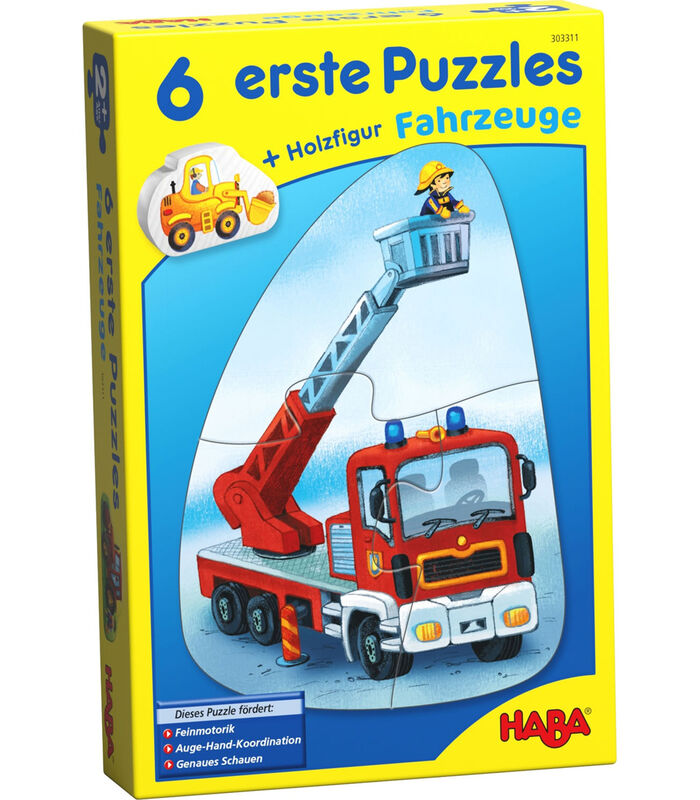 HABA 6 eerste puzzels - Voertuigen image number 2