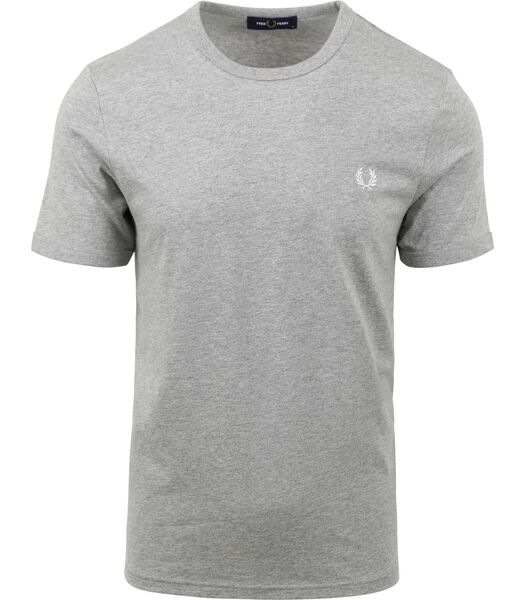 Fred Perry T-Shirt Ringer M3519 Gris Clair