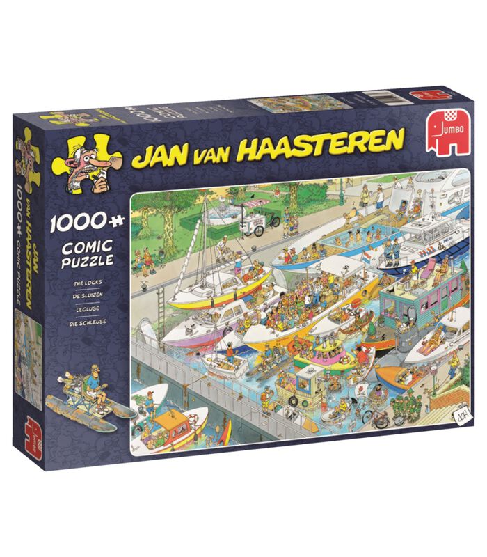 puzzel Jan van Haasteren De Sluizen - 1000 stukjes image number 1