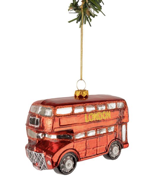 Kerstbal London Bus 11 cm