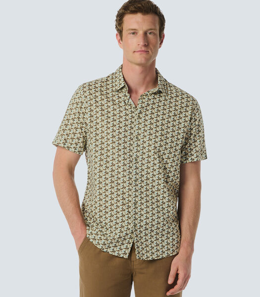 Chemise à manches courtes avec motif graphique pour des looks estivaux Male