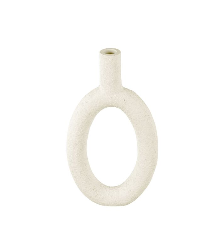 Vase Ring - Blanc - 16,5x3,5x31cm image number 0