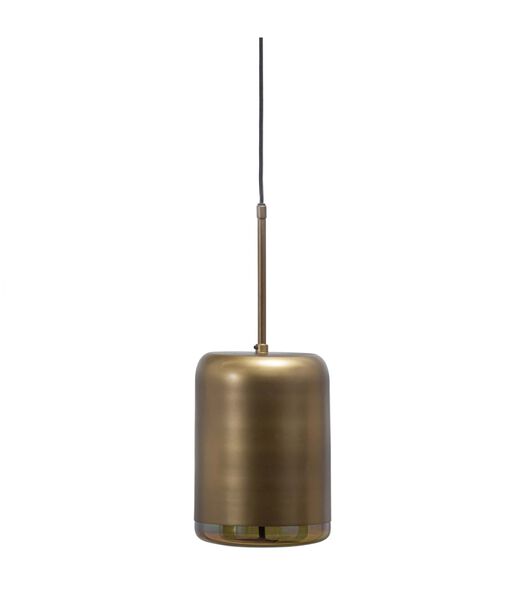 Lampe Suspendue Verticale - Métal - Laiton Antique - 60x20x20 - Safa