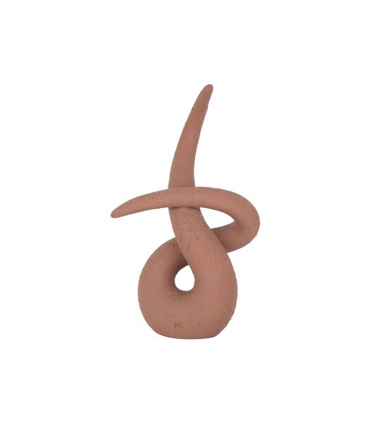 Ornament Abstract Art Knot - Terracotta