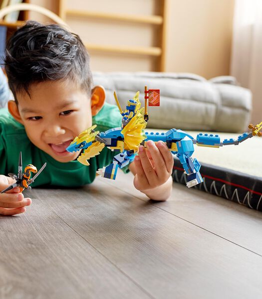 LEGO NINJAGO 71760 L'évolution Dragon Du Tonnerre De Jay