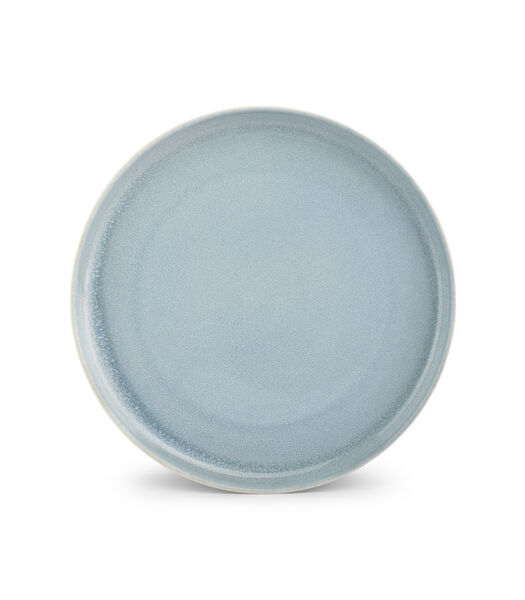 Assiette plate 25cm bleu Nuo - (x4)
