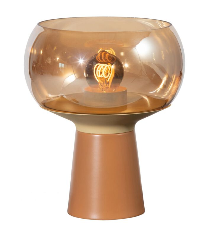 Lampe de table - Verre - Sirop - 28x24x24 cm - Mushroom image number 2