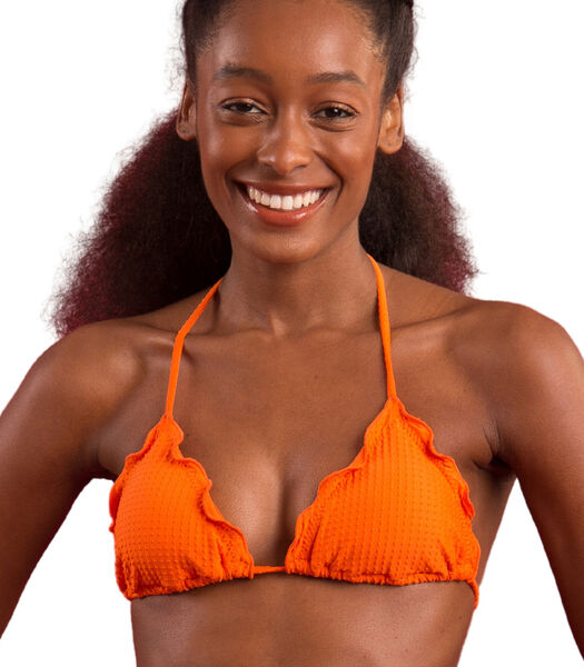 Bikinitop Driehoekig topje Dots-Orange Frufru