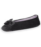 Chaussons ballerines femme strass Gris image number 0