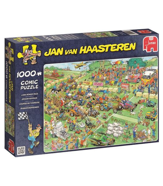 puzzel Jan van Haasteren Grasmaaierrace - 1000 stukjes
