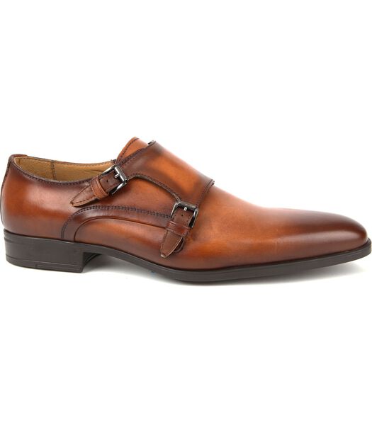 Giorgio Scandicci Shoe Monk Strap Brown