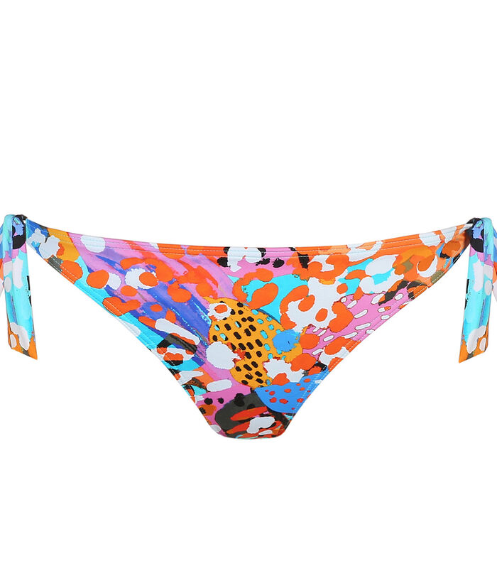 Verstelbare bikinibroek met gekleurde print Caribe image number 3