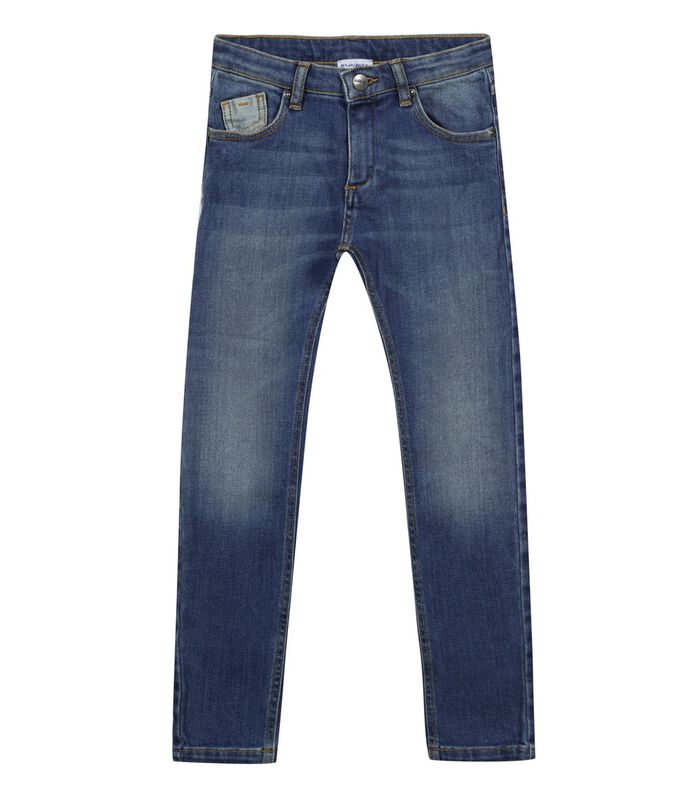 Slanke jeans met stras achterzak image number 0